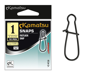 Kamatsu Fastlock fishing snap. 10 pcs.